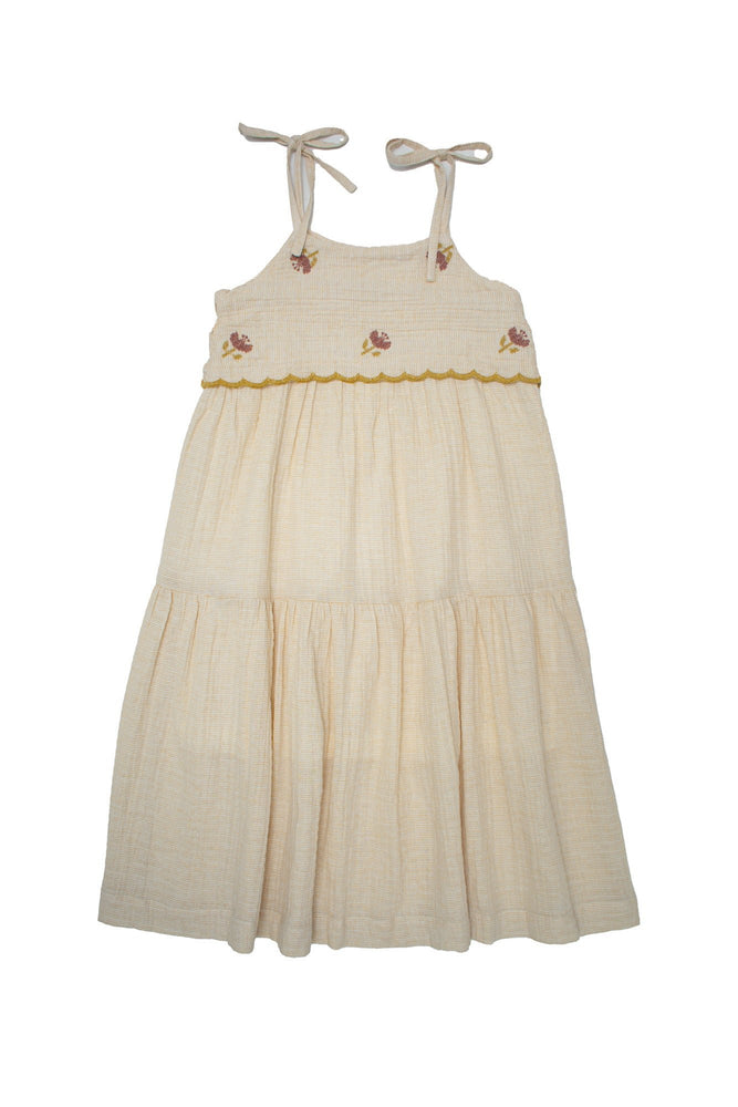 AMIRA DRESS - BUTTERMILK - KOKORI Kids