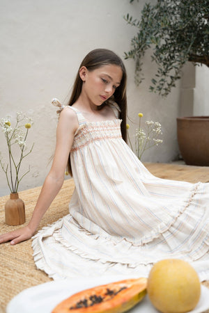AUGUST DRESS NATURAL - KOKORI Kids