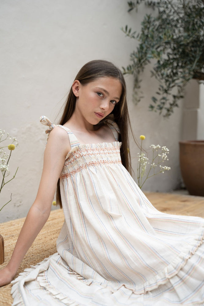AUGUST DRESS NATURAL - KOKORI Kids
