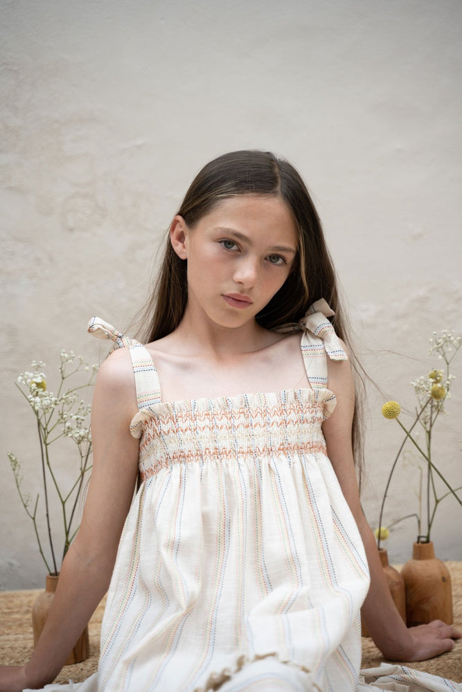 AUGUST DRESS NATURAL - KOKORI Kids