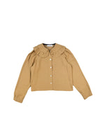 GIRLS BLOUSE - ZOE BLOUSE CARAMEL - KOKORI Kids