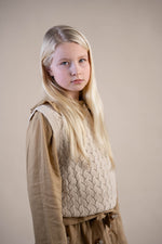 GIRLS BLOUSE - ZOE BLOUSE CARAMEL - KOKORI Kids