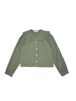 GIRLS BLOUSE - ZOE BLOUSE GREEN - KOKORI Kids
