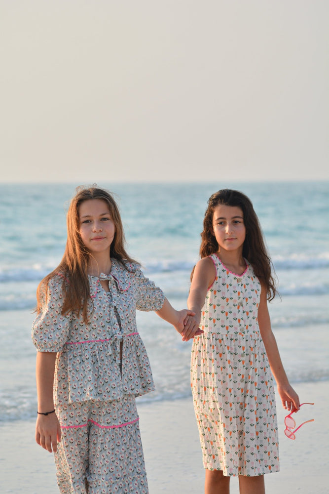 ILIA MAXI SKIRT - SEAFOAM GREEN - KOKORI Kids