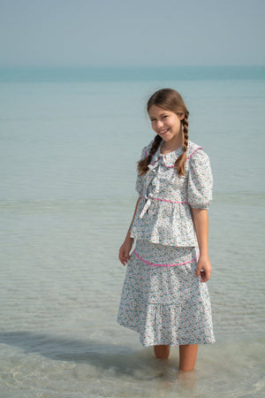 ILIA MAXI SKIRT - SEAFOAM GREEN - KOKORI Kids