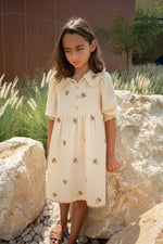 NOOR DRESS - BUTTERMILK - KOKORI Kids