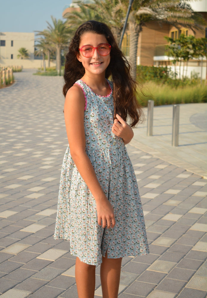 PAROS DRESS - SEAFOAM - KOKORI Kids