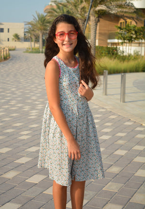 PAROS DRESS - SEAFOAM - KOKORI Kids