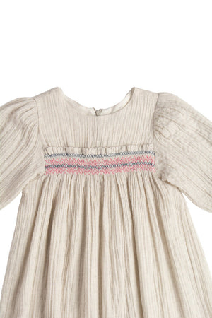 PELIN DRESS - LAVENDER GREY - KOKORI Kids