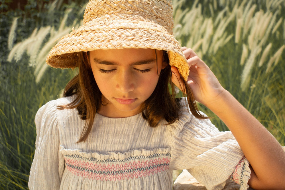 PELIN DRESS - LAVENDER GREY - KOKORI Kids