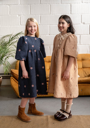 VERDA DRESS - CARAMEL DRESS - KOKORI Kids