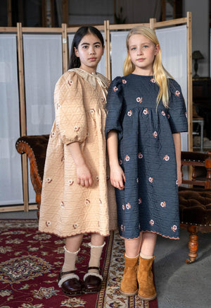 VERDA DRESS - NAVY DRESS - KOKORI Kids