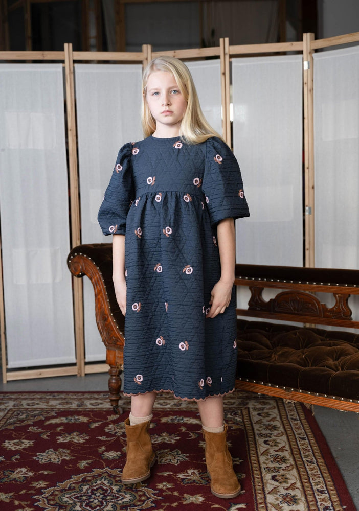 VERDA DRESS - NAVY DRESS - KOKORI Kids