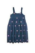 VINA PINAFORE DRESS - NAVY DRESS - KOKORI Kids
