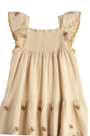 ZOE DRESS - BUTTERMILK - KOKORI Kids