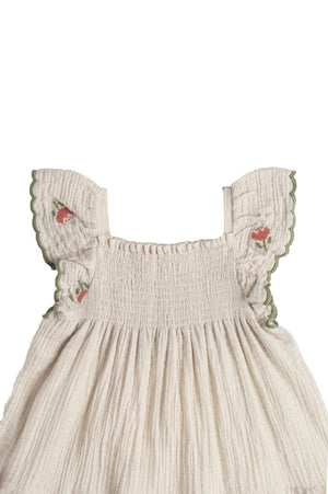ZOE DRESS - LAVENDER GREY - KOKORI Kids