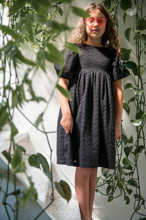 DURU DRESS BLACK - KOKORI Kids